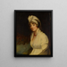 Portrait de Lady Georgina Buckley 1766-1832 née West - George Romney — kehystetty taideteos seinällä