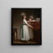 Muotokuva Maria ja Catherine, Edward Thurlowin, ensimmäisen baron Thurlowin, tyttäret - George Romney — kehystetty taideteos seinällä
