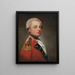 Portrait de Sir Michael le Fleming, 4e baronnet - George Romney — kehystetty taideteos seinällä