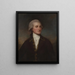 Portrait d'un homme - George Romney — kehystetty taideteos seinällä