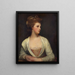 Portrait d'une femme que l'on dit être Emily Bertie Pott - George Romney — kehystetty taideteos seinällä