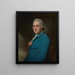 Portrait of a gentleman traditionally identified as Atkinson Grimshaw - George Romney — kehystetty taideteos seinällä