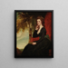 Portrait d'une dame traditionnellement identifiée comme Anne, comtesse de Clare - George Romney — kehystetty taideteos seinällä