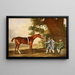 Eklipsi-maalaus - George Stubbs — kehystetty taideteos seinällä