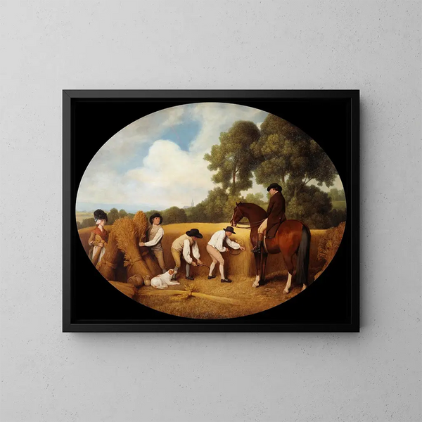 Moissonneurs - George Stubbs — kehystetty taideteos seinällä