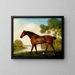 Un chasseur de trappes - George Stubbs — kehystetty taideteos seinällä