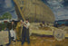 Laivanrakentajien maalaus - George Wesley Bellows — näkymä teoksesta