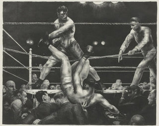 Dempsey et Firpo - George Wesley Bellows — näkymä teoksesta