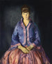 Emma violettipuvussa - George Wesley Bellows — näkymä teoksesta
