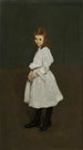 Pieni valkoinen tyttö Queenie Burnett - George Wesley Bellows — näkymä teoksesta