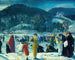 Rakkaus talvesta - George Wesley Bellows — näkymä teoksesta