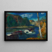 Myllyn pato - George Wesley Bellows — kehystetty taideteos seinällä