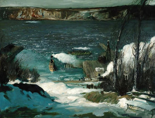 Rivière du Nord - George Wesley Bellows — näkymä teoksesta