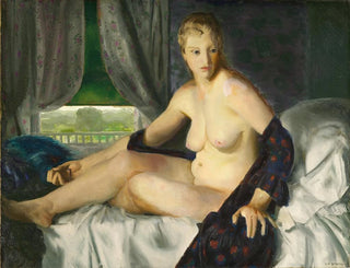 Nu maalaus ilman viuhkaa - George Wesley Bellows — näkymä teoksesta