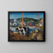 Quai des bœufs à Matinicus - George Wesley Bellows — kehystetty taideteos seinällä