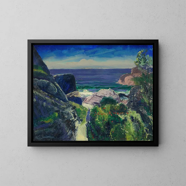 Point du Paradis - George Wesley Bellows — kehystetty taideteos seinällä