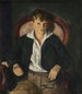 Portrait of a boy - George Wesley Bellows — näkymä teoksesta