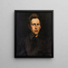 Portrait d'un jeune homme - George Wesley Bellows — kehystetty taideteos seinällä