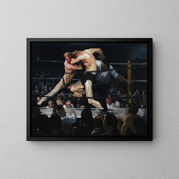 Susi Sharkey's - George Wesley Bellows — kehystetty taideteos seinällä