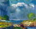 Tuleva myrsky - George Wesley Bellows — näkymä teoksesta