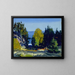 Le bosquet de Monhegan - George Wesley Bellows — kehystetty taideteos seinällä