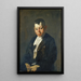 Le vendeur de journaux - George Wesley Bellows — kehystetty taideteos seinällä