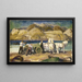La Charrette de sable - George Wesley Bellows — kehystetty taideteos seinällä
