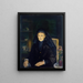 La Veuve - George Wesley Bellows — kehystetty taideteos seinällä