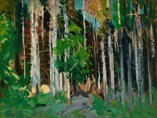George Wesley Bellows - Through the Trees Monhegan Island Maine.webp