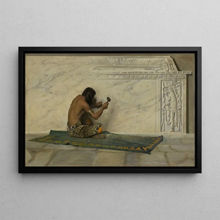 George de Forest Brush - An Aztec Sculptor.webp