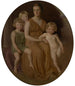Portrait de Mme John J. Albright et de ses enfants - George de Forest Brush — näkymä teoksesta