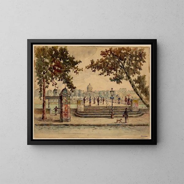 Passerelle des Arts - Georges-Henri Manesse — kehystetty taideteos seinällä