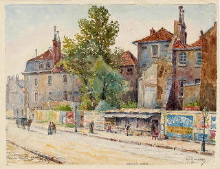 Prison du Cherche-Midi, rue du Cherche-Midi au coin du boulevard Raspail - Georges-Henri Manesse — näkymä teoksesta