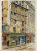 Vieille maison du XIIIe siècle 3 rue Volta - Georges-Henri Manesse — näkymä teoksesta