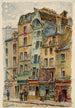 Vieille maison du XVe siècle 6 rue Boutebrie - Georges-Henri Manesse — näkymä teoksesta