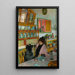 Georges Antoine Rochegrosse - Marie Rochegrosse Dans La Salle Manger.webp