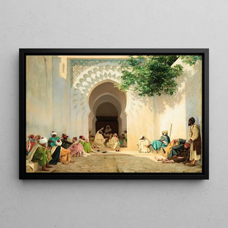 Georges Bretegnier - Une Audience Du Pacha A Tanger.webp