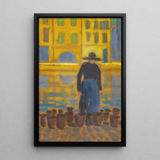 Georges Gaudion - The woman trader in pots.webp