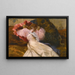 Nainen makaa - Georges Jules Victor Clairin — kehystetty taideteos seinällä