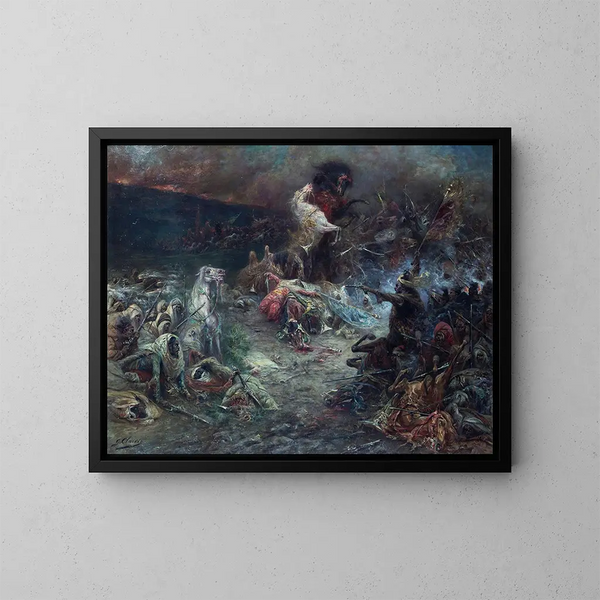 Le Carnage - Georges Jules Victor Clairin — kehystetty taideteos seinällä