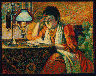 La Liseuse - Georges Lemmen — näkymä teoksesta