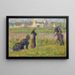 Kuvia maisemassa - Georges Seurat — kehystetty taideteos seinällä