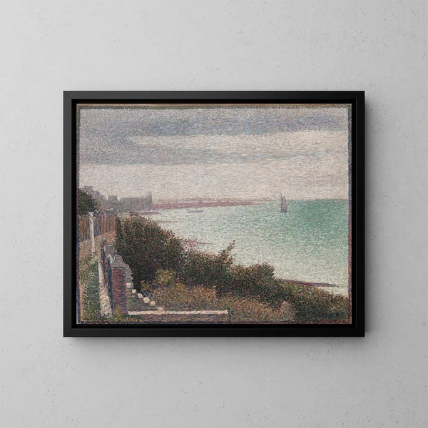 Soirée à Grandcamp - Georges Seurat — kehystetty taideteos seinällä