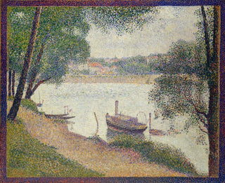 Harmaasta ajasta Grande Jatte - Georges Seurat — näkymä teoksesta