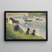 Georges Seurat — kehystetty taideteos seinällä