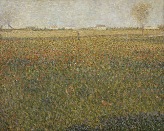 La Luzerne à Saint-Denis - Georges Seurat — näkymä teoksesta
