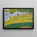 Le Saint-Cyrien - Georges Seurat — kehystetty taideteos seinällä