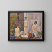 Les poseuses ensemble - Georges Seurat — kehystetty taideteos seinällä