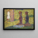 Kuvatutkimus La Grande Jatte - Georges Seurat — kehystetty taideteos seinällä