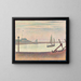 Le canal à Gravelines au crépuscule - Georges Seurat — kehystetty taideteos seinällä